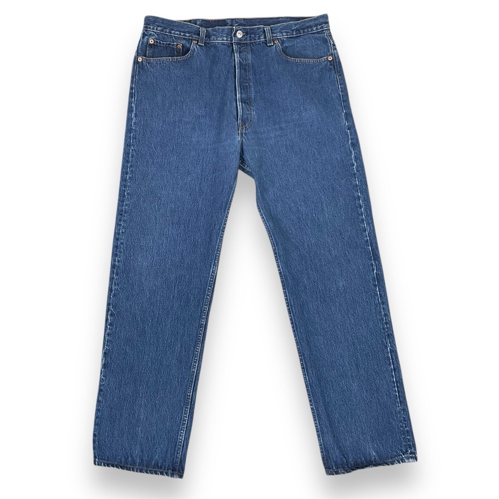 Levis Jeans Men 40x32 (ACTUAL‎ 36x31.5) Blue 501 Button Fly Cotton Vintage USA
